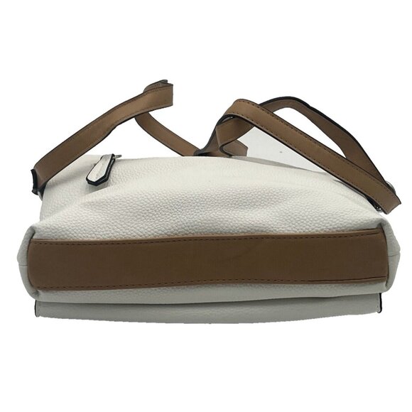 Giani Bernini Signature Crossbody Women's One Size White Caramel MSRP $79.50 New - Picture 3 of 5